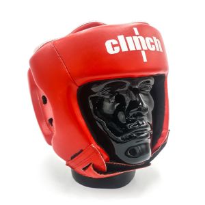 Բռնցքամարտի գլխարկ — Clinch կարմիր կաշի