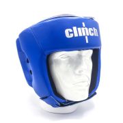 Բռնցքամարտի գլխարկ Clinch կապույտ կաշի